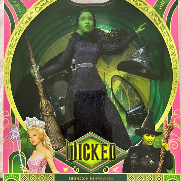 Mattel Other - SOLD OUT📣🏆 COLLECTIBLE Mattel Wicked Movie Deluxe Elphaba Doll - URL MISPRINT
